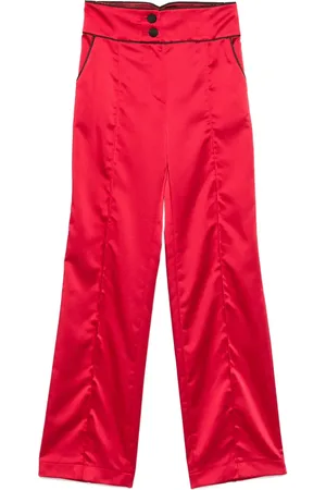 MITILIANE COUTURE Piped-trim trousers