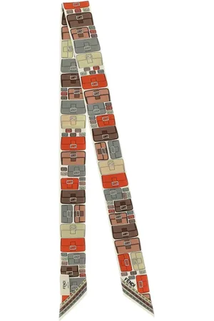 Fendi Patterned silk scarf