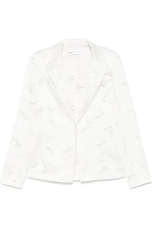 GENNY Floral-embroidered blazer
