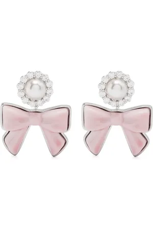 YVMIN Bow-detail earrings