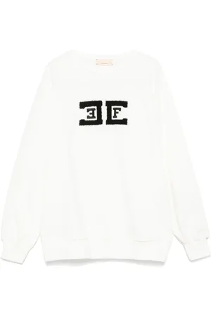 Elisabetta Franchi Logo-embroidered sweatshirt