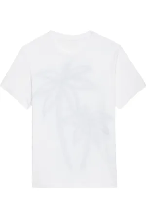 Zadig & Voltaire Graphic-print organic-cotton t-shirt