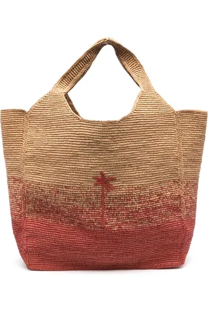 MANEBI Raffia Maxi tote bag