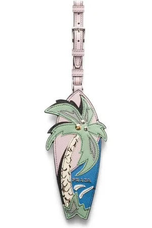Prada Palm tree name tag