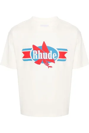 Rhude Chevron Eagle cotton T-shirt