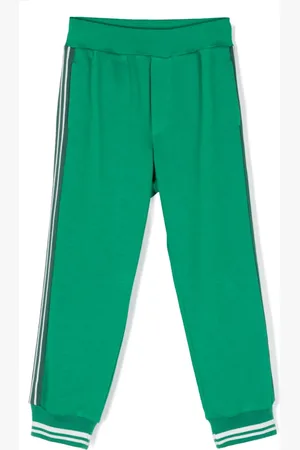 MONNALISA Stripe-detail track pants