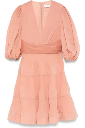 ZIMMERMANN Pleated mini dress