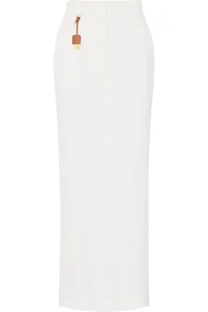 Elisabetta Franchi Gabardine midi skirt