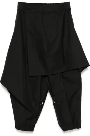 SONGZIO Asymmetric-drape trousers