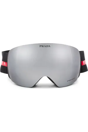 Prada X Oakley Linea Rossa mirrored ski goggles