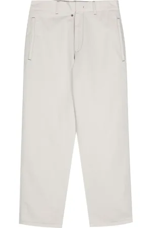 Emporio Armani Linen-blend tapered trousers