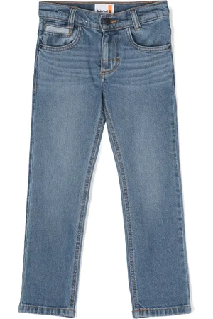 Timberland Logo-appliqué tapered jeans