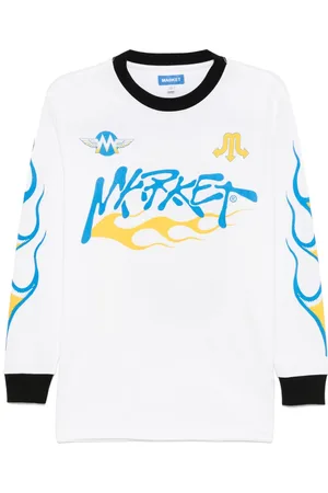 MARKET Printed long-sleeves T-shirt