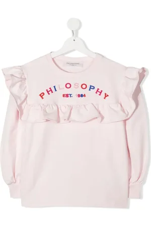 PHILOSOPHY DI LORENZO SERAFINI TEEN ruffled-trim jumper