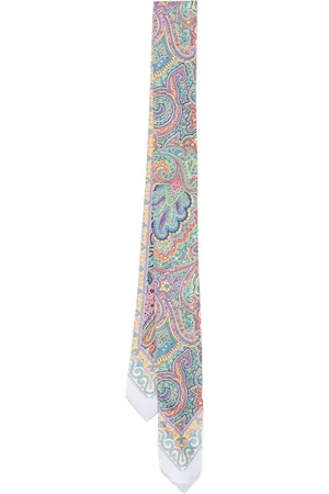 Etro Printed silk scarf