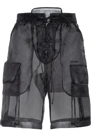 Dsquared2 Semi-sheer cargo shorts