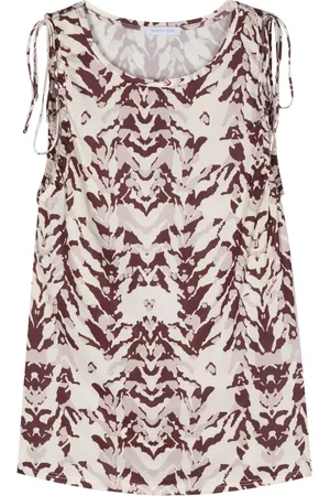 Patrizia Pepe Abstract-print sleeveless top
