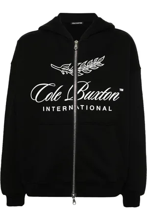 Cole Buxton International logo-print hoodie