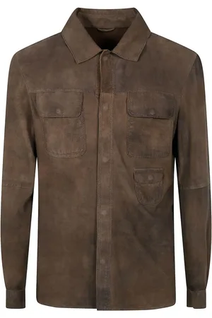 GIORGIO BRATO Suede shirt