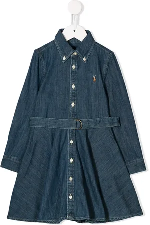 Ralph Lauren Belted demin shirt-dress
