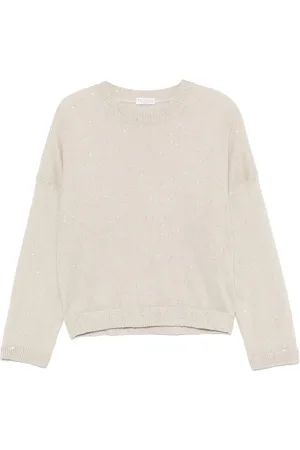 Brunello Cucinelli Sequin-embellished top