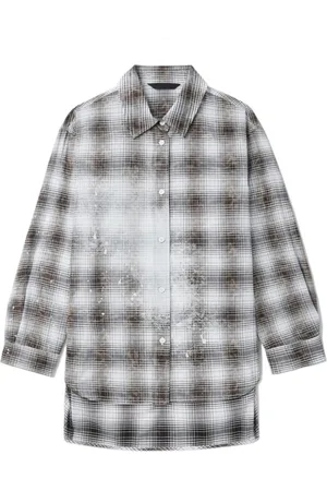 JUUN.J Faded floral-print shirt