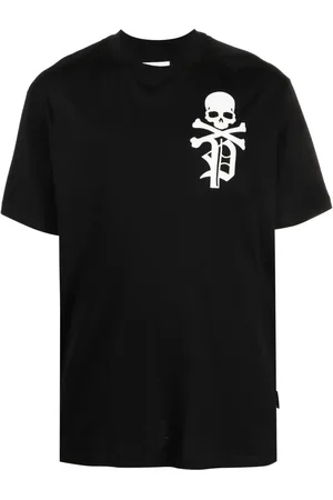 Philipp Plein SS Skull & Bones round-neck T-shirt