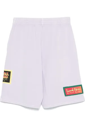 MARTINE ROSE Logo-patch shorts