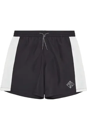 Armani Exchange Logo-embroidered swim shorts