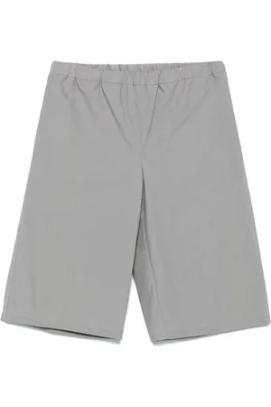 RIER Waxed poplin shorts