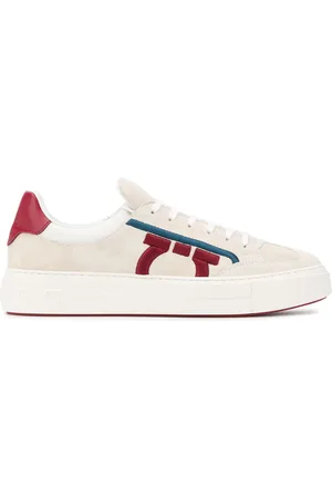 Salvatore Ferragamo Gancini embroidered sneakers