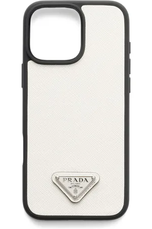 Prada Saffiano leather iPhone 16 Pro Max case