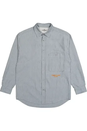 Stone Island Striped cotton shirt