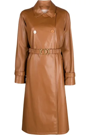 Twin-Set Belted double-breasted coat
