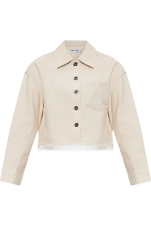 Self-Portrait Logo-embossed jacket
