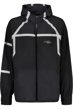 ISO.POETISM Reflective-panelled hooded jacket