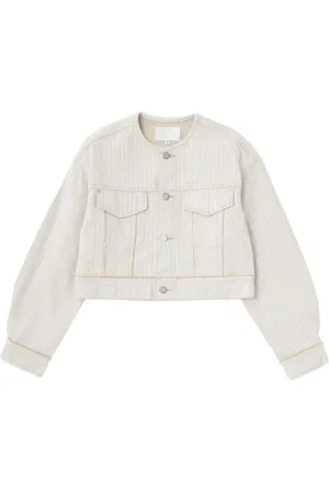 Moussy Colarless cropped jacket