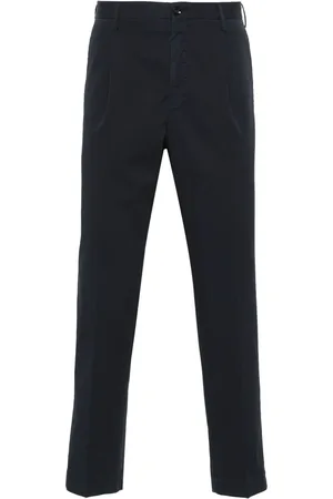 Incotex Stretch-cotton tapered trousers