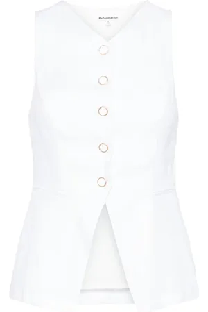 Reformation Aspen linen top