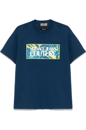 VERSACE Logo-patch T-shirt