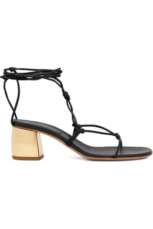 FORTE FORTE Knotted ankle-wrap sandals