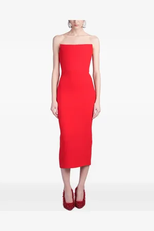 ALEX PERRY Strapless midi dress