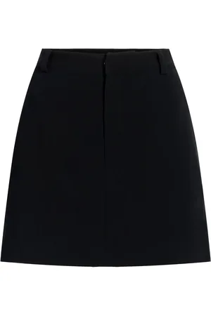 Cinq A Sept Marie pressed-crease crepe skorts