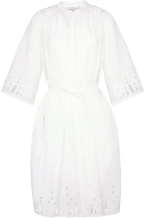 YVES SALOMON Pleated midi dress