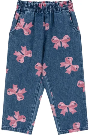 Konges Sløjd Bow-print jeans