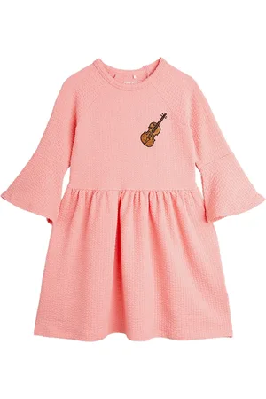 Mini Rodini Violin-embroidered dress