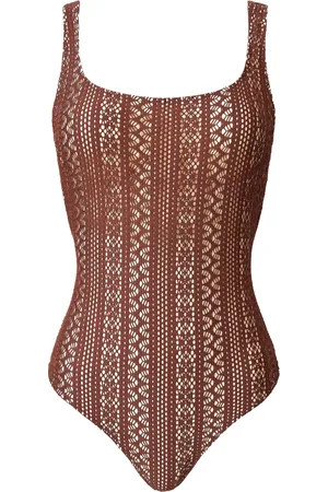 Twin-Set Lace-embellished swimsuit