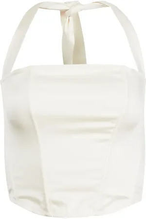 FLEUR DU MAL Halterneck corset top