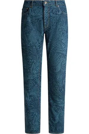 Etro Jacquard straight jeans
