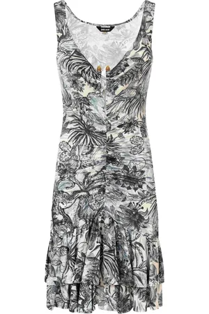 Roberto Cavalli Floral-print dress